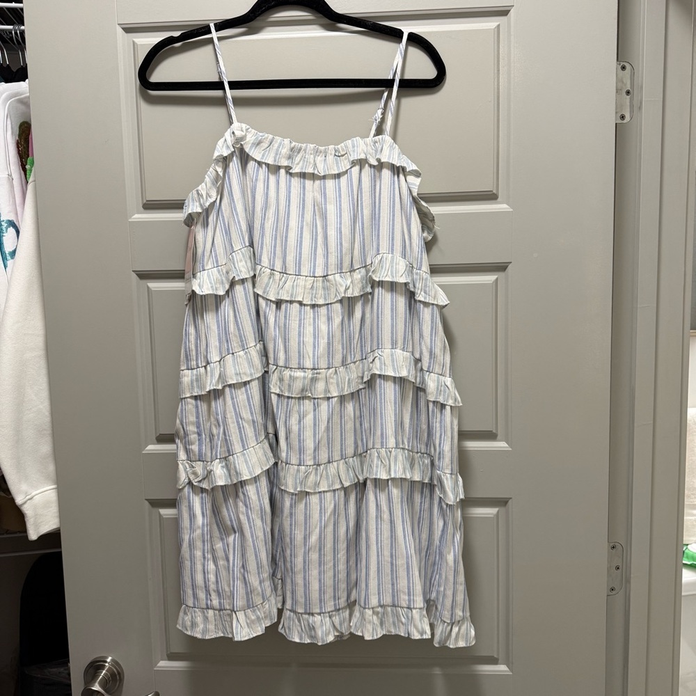 NWT Striped Ruffle Sundress - Picture 3 of 8